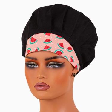 Imagem de Touca Gorro Para Chef Cozinha Unissex Estampas Variadas Cores Outlet D