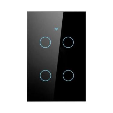 Imagem de Interruptor De Luz LED Inteligente WiFi Tuya US EU RF 433MHz Bluetooth