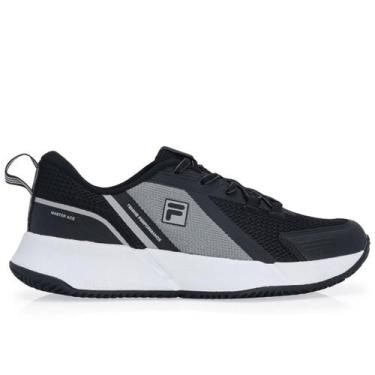 Imagem de Tênis Fila Master Ace Clay - Saibro Preto e Cinza, 44