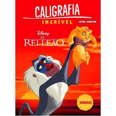 Imagem de Caligrafia incrível personagens disney - cursiva números rei leão - RI