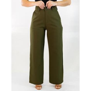 Imagem de Calça Feminina Wide Leg Tecido Cross Time Alfaiataria Premium Anticorpus-Feminino