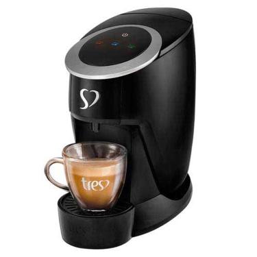 Imagem de Cafeteira TRES 3Corações Touch Preto para Café Espresso Automática - 2003899