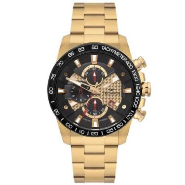 Imagem de Relógio Technos Masculino Carbon Dourado Os1aca/1p