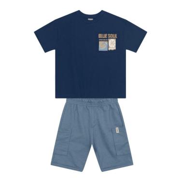 Imagem de Conjunto infantil menino oceano Mundi-Masculino