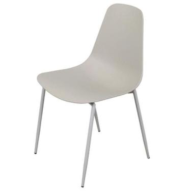 Imagem de Cadeira Abi Polipropileno Fendi Base Metal - Or Design