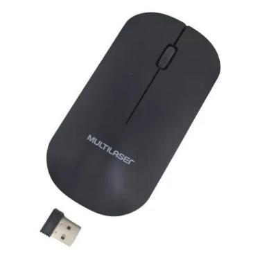 Imagem de Mouse Optico Sem Fio Usb Mo307 Preto Multilaser wireless, Preto