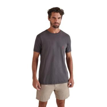 Imagem de Camiseta Algodão Brasa Pica-Pau Bordado Reserva, Preto stoned, P