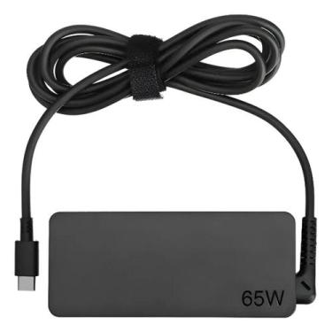 Imagem de Fonte Carregador Compativel Notebook Lenovo Thinkpad T480 Preto TIPO-C