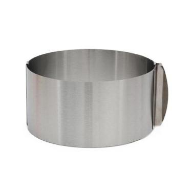 Imagem de Molde Aro Inox Ajustável para Bolos 16 a30 cm - Wincy Casa