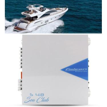 Imagem de Amplificador Marinizado Falcon Sea Club 4.8 800W RMS 4 Canais - Falcon