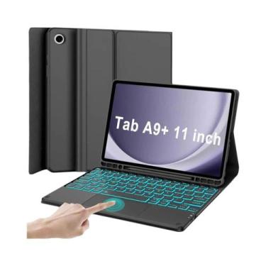 Imagem de Capa Com Teclado Bluetooth Para Samsung Galaxy Tab A9 plus De 11 Poleg