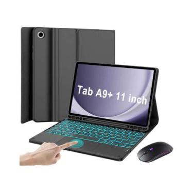 Imagem de Capa Com Teclado Bluetooth Para Samsung Galaxy Tab A9 plus De 11 Poleg