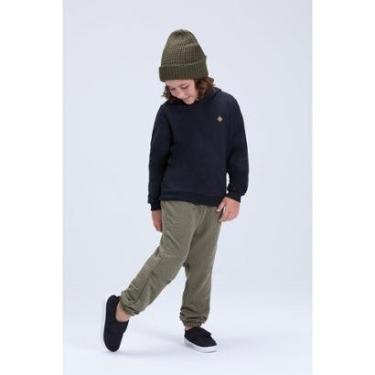 Imagem de Conjunto Infantil de Inverno Masculino Moletom com Detalhe Aplicado-Masculino