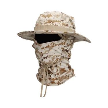 Imagem de Chapéu De Pesca Dobrável Com Proteção Solar Musion Boonie Balaclava Re