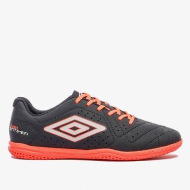Imagem de Chuteira Futsal Umbro Neo Striker II Unissex, Preto, Rosa, 42