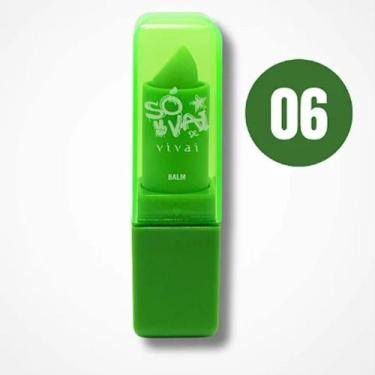 Imagem de Lip Balm Hidratante Labial Só Vai De Vivai Cor 06