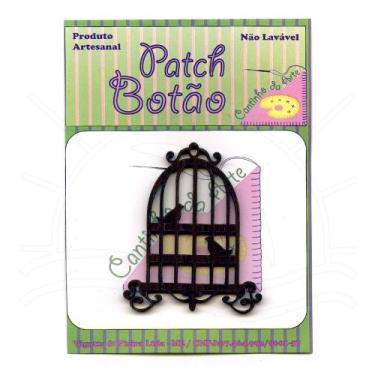 Imagem de Botton Patch Laminado Gaiola 7004 - 1 Unid - Cantinho da Arte
