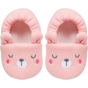 Imagem de Pantufa urso rosa - 9 a 12 meses buba