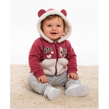 Imagem de CONJUNTO FEMININO INFANTIL MOLETOM VÁRIAS ESTAMPAS Nº 1 AO 3 - MARLAN,