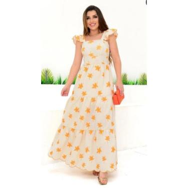 Imagem de Vestido longo feminino adulto  - DETALHES 