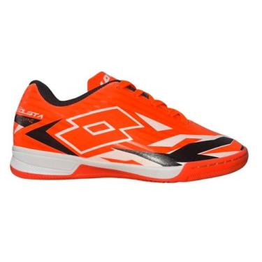 Imagem de Chuteira Futsal Infantil Menino Lotto 10703 Solista Fulmine B700 Laran