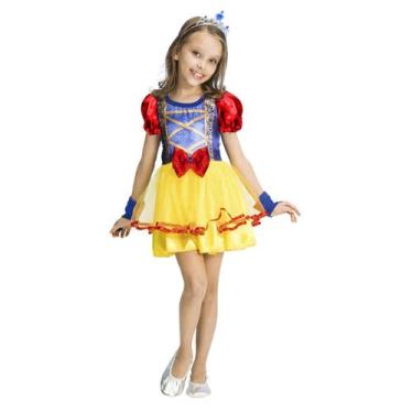 Imagem de Fantasia Princesa Infantil Feminina - Fantasias Super, Branca de neve,