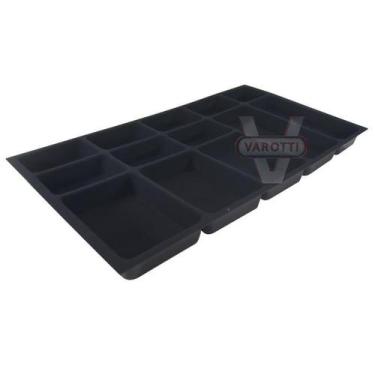 Imagem de Porta Joias Aveludado PJ-01 Moldplast, Preto, 663 mm