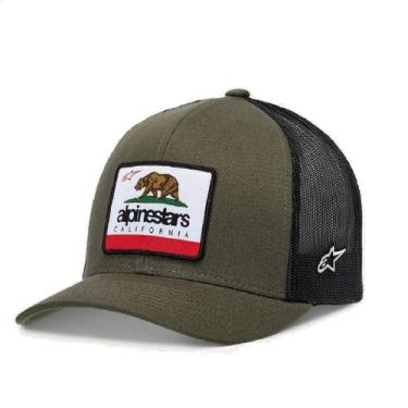 Imagem de Bóne Alpinestars Cali 2.0, Verde militar, O/S - Ajustavel