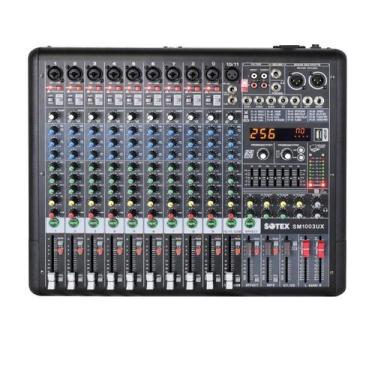 Imagem de Mesa de Som Sotex 10 Canais SM1003UX