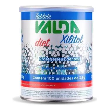 Imagem de Chiclete Tablete Goma de Mascar Valda DIET - Pote com 100 un