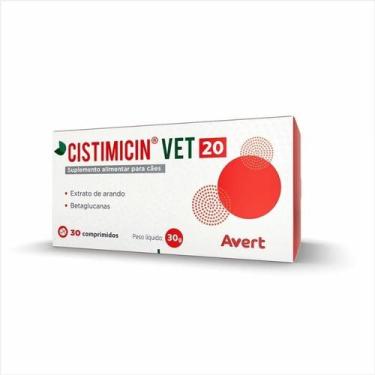 Imagem de Cistimicin Vet 20 Avert Suplemento para Saúde Urinária de Cães e Gatos