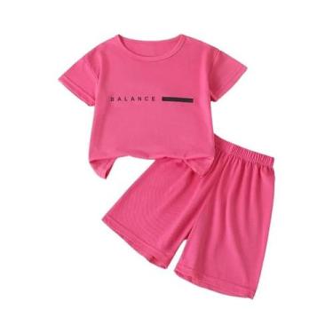 Imagem de Conjunto Esportivo Infantil De Secagem Rápida Multicolorido Para Prima