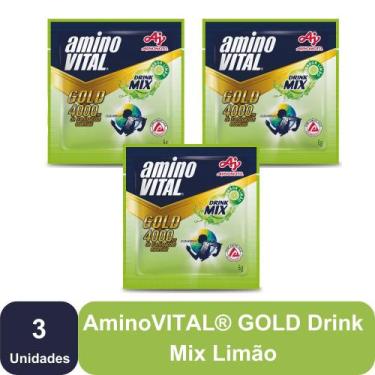 Imagem de AminoVITAL GOLD Drink Mix Limão Ajinomoto 3 Sachês