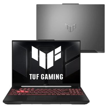 Imagem de Notebook Asus TUF Gaming A16, AMD Ryzen 7, 16GB/512GB SSD, Tela de 16", RTX 4050, Mecha Gray - FA607NUQ-RL019W