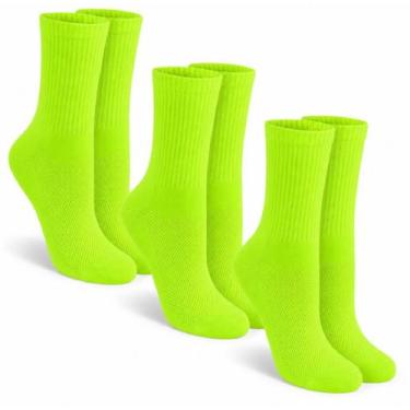 Imagem de Kit 3 Pares de Meias Esportivas Cano Longo em Poliamida Tam 38/44 - SE