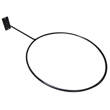 Imagem de Kit 10 Suportes Bola Suiça Pilates De Parede Preto