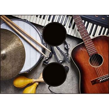 Imagem de Esteira para Sofá Personalizada Instrumentos Músicais - Tuddo Decor