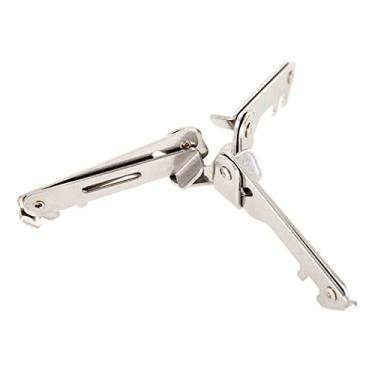 Imagem de Suporte de fogão de de gás ao ar livre dobrável, suporte de rack de vasilha de acampamento portátil tripé para caminhadas, churrasco, cozinhar,