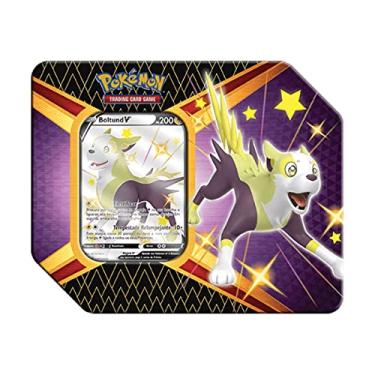 Baralho Pokémon tcg Lata V Forces - Aleatória no Shoptime