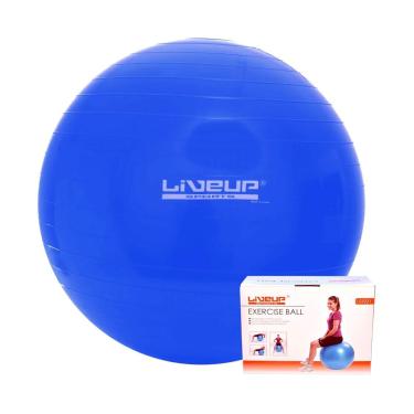 Imagem de LiveUp, Bola Fitball 65cm Suporta 200 Kg Adulto Unissex, Azul (Blue)