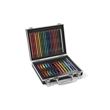 Imagem de Kit de Doodling Paper Mate com canetas de feltro liso, canetas de gel Joy de tinta, lápis coloridos e boo para colorir