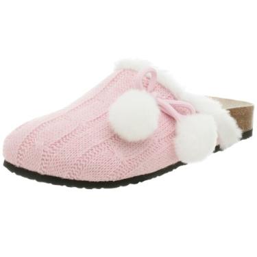 Imagem de UNIONBAY Tamanco de suéter Lavern-g para criança pequena/criança grande, rosa, 12 Little Kid