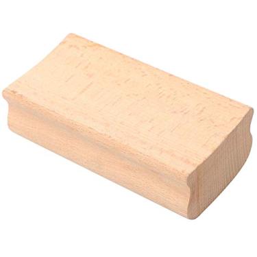 Imagem de 01 Bloco de lixamento de guitarra com raio preciso, ferramenta portátil de nivelamento de dedo, suave para guitarra e instrumentos musicais (bloco de madeira de de 18,4 cm)