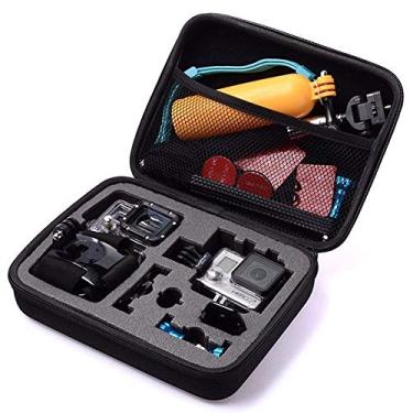 Imagem de TEKCAM Bolsa protetora de armazenamento para câmera de ação compatível com GoPro Hero 13 12 11 10 9 8 7/AKASO EK7000/Brave 4/Brave 7 LE/Brave 8/APEXCAM/Dragon Touch Câmera de ação (média)
