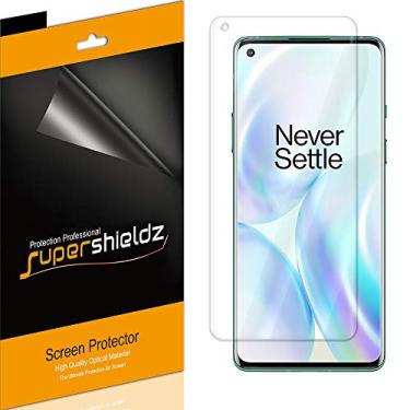 Imagem de (Pacote com 2) Protetor de tela Supershieldz para OnePlus 8, cobertura total, escudo transparente de alta definição (TPU)