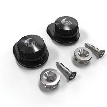 Imagem de Trava Metalica Para Correia De Instrumentos Niquelada (Pacote Com 2) D'Addario PW-SLS-02