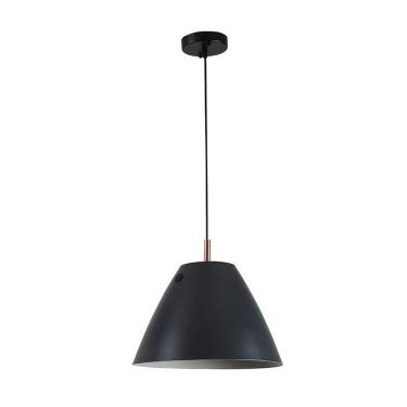 Imagem de Lustre Pendente Nordecor Bucket D11285 Preto E27 Bivolt
