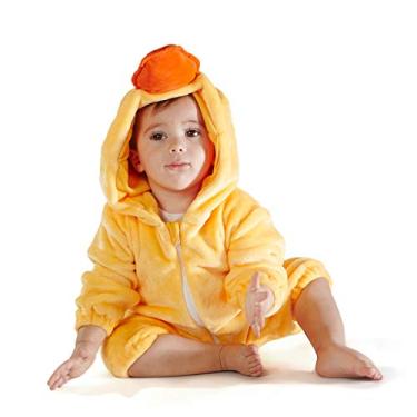 Imagem de Macacão de animal de bebê com uniformes naturais (12 a 18 meses, pato)