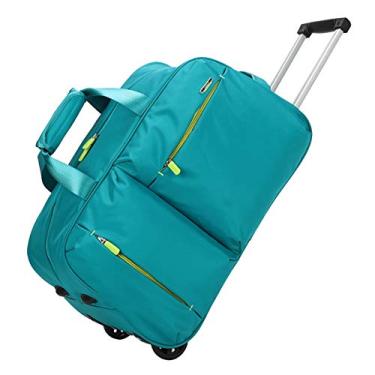 Imagem de Mala de viagem com rodinhas bolsa para laptop maleta bolsa executiva de negócios alça telescópica leve (cor: verde, tamanho: grande) pequena surpresa