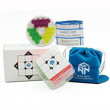 Imagem de GAN 356 M, 3x3 Magnetic Speed Cube Gans 356M Magic Cube, Gan356 M Speedcube Stickerless (GAN356M with GES)